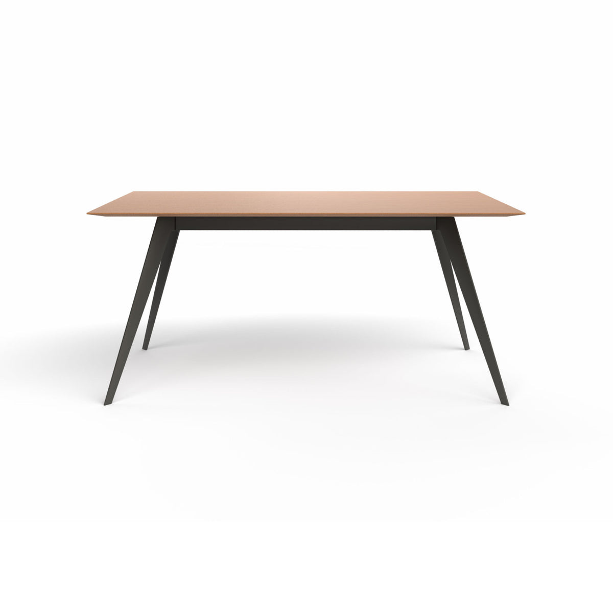Aise Dining Table – 170x90x74 / Metal (Black) / Wood (Tobacco)-2