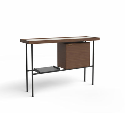 Kutxa AK120 Media Unit High Sideboard - Black/Argentium Ceramic