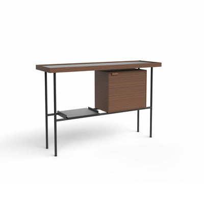 Kutxa AK120 Media Unit High Sideboard - Graphite/Walnut