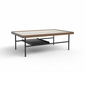 Kutxa MK1107 Coffee Table - Black/Argentium Ceramic
