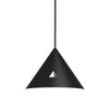 T Series Interior Cuts Fabric Pendant Lamp - Black