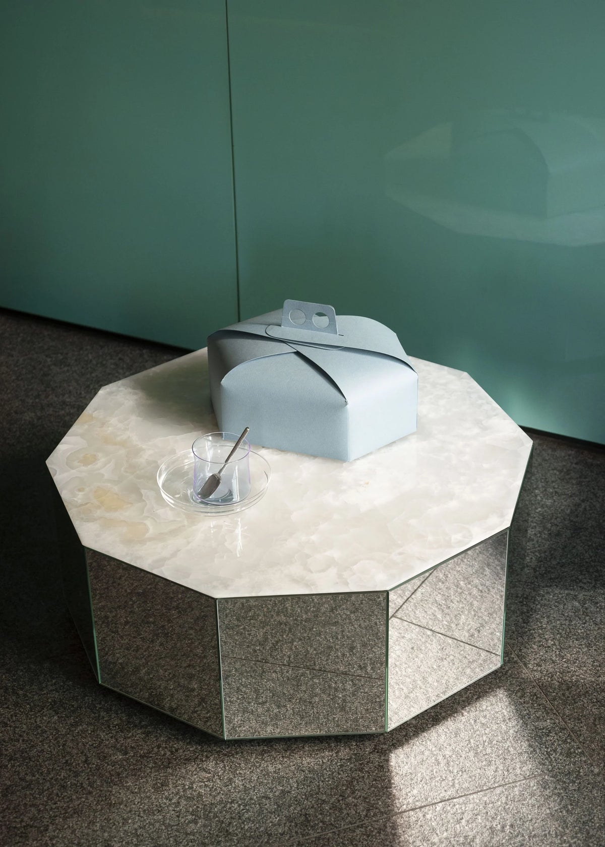 Colonna 0CLNTB02 Coffee Table - Mirror/Light Onix Matt-2