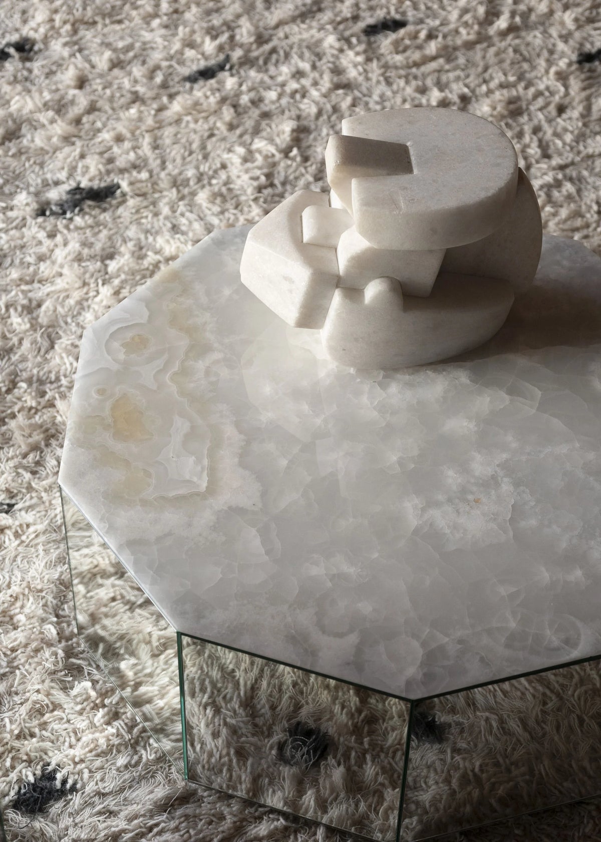 Colonna 0CLNTB02 Coffee Table - Mirror/Light Onix Matt-4