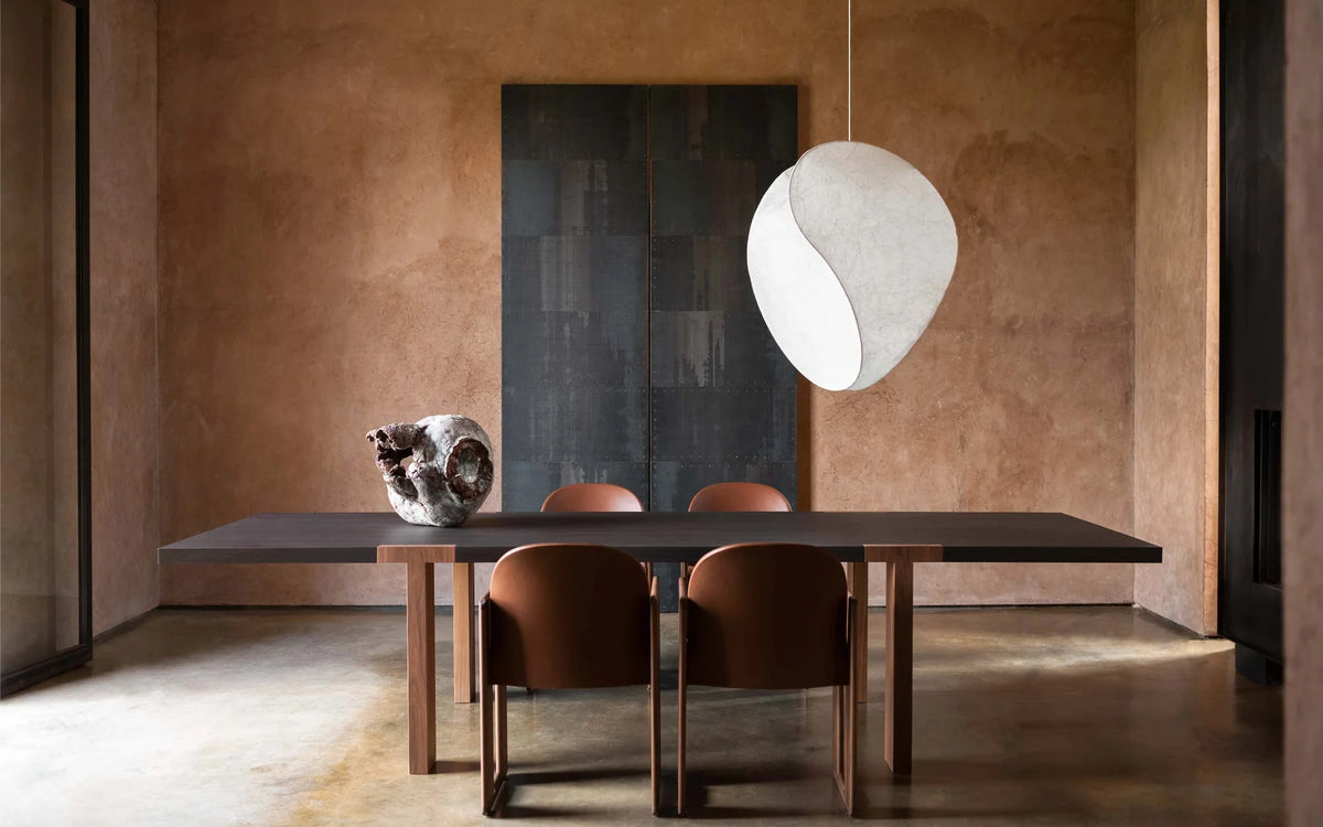 Dialogo 0DLGSD02 Dining Chair - Stained Walnut T134/Leather 2 (Guarana 08)-4