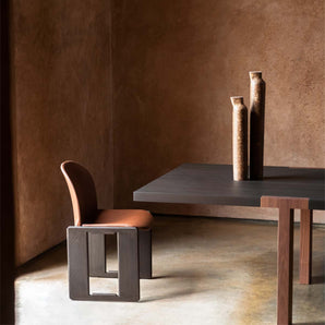 Dialogo ODIAL47 Dining Chair - Canaletto Walnut T135/Fabric V (Vite 01)