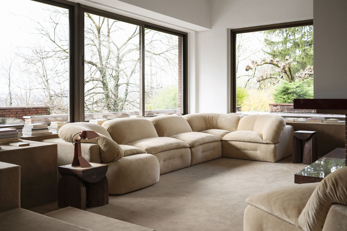 Butter 455 Sofa - Fabric E (Efeu 02)-2