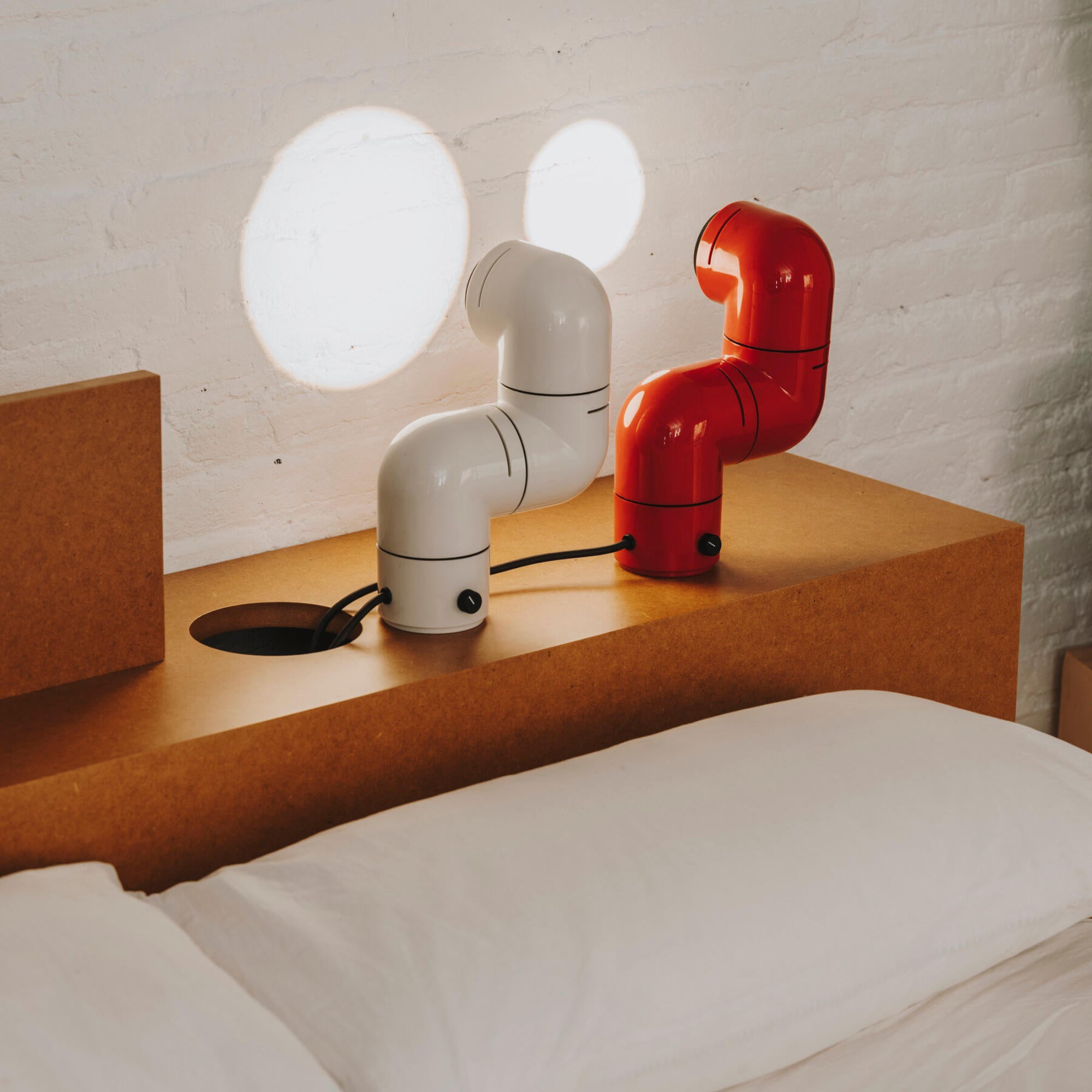 Tatu Table Lamp - White Grey-3