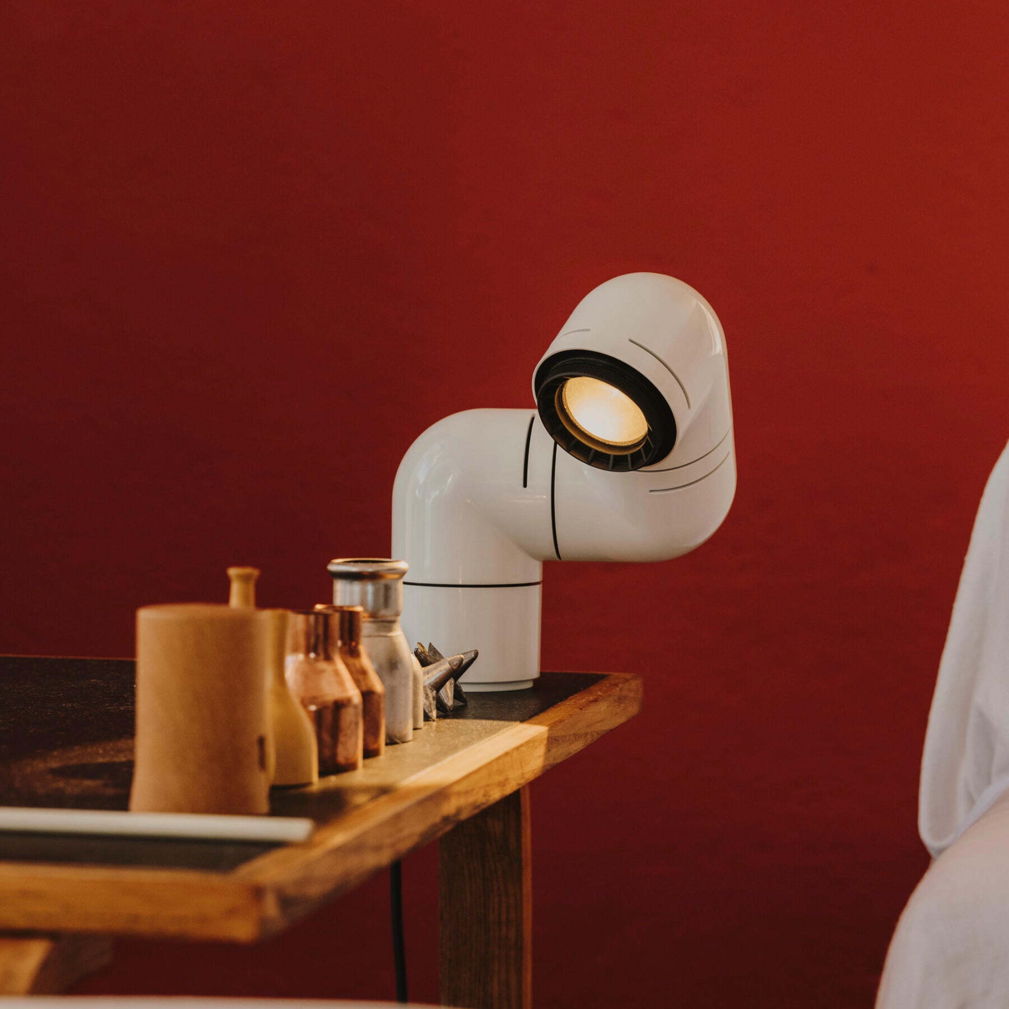 Tatu Table Lamp - White Grey-4