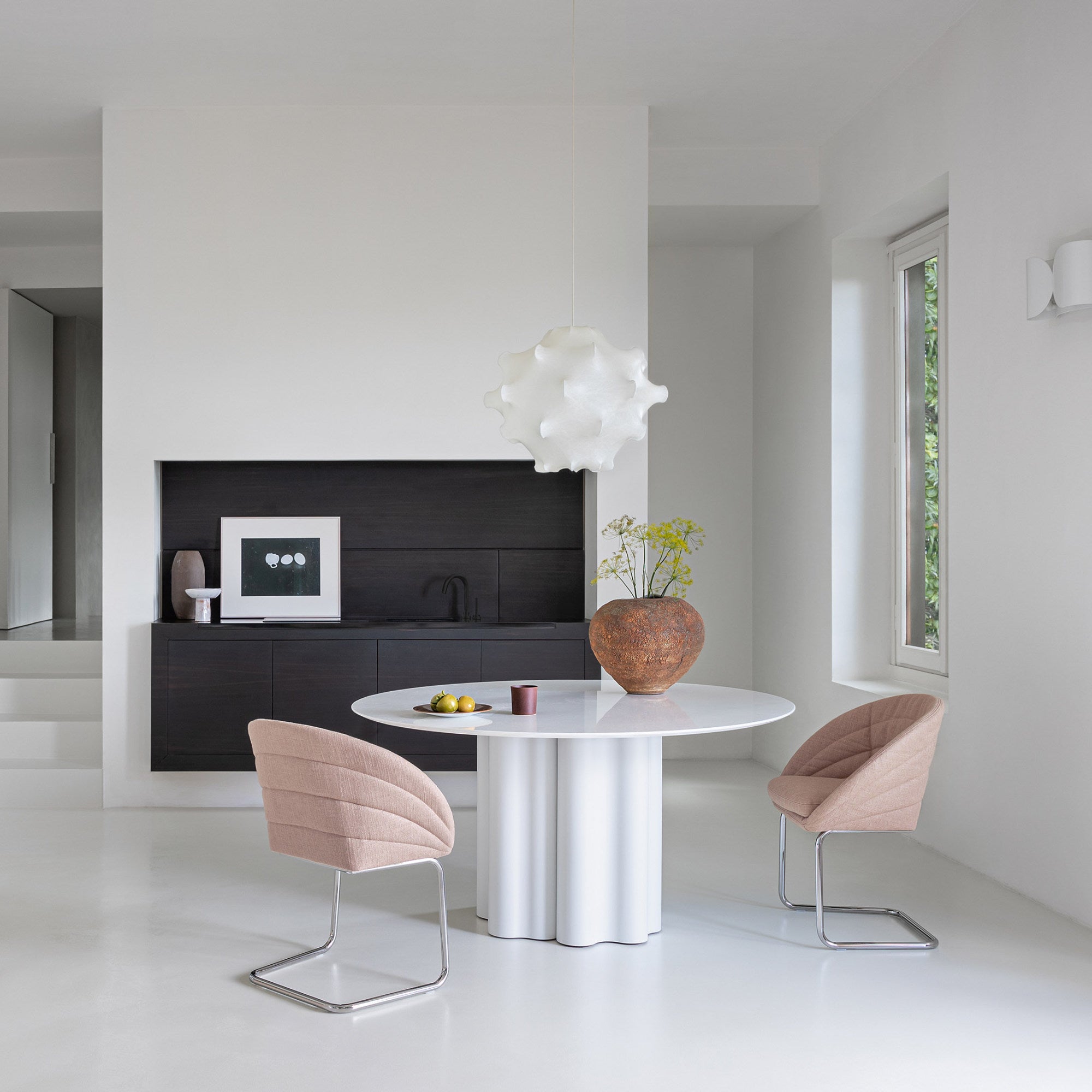 Teatro Magico TA0000G Dining Table - Lacquered Silk Grey-4