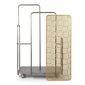 Ted Luggage Cart - Brass