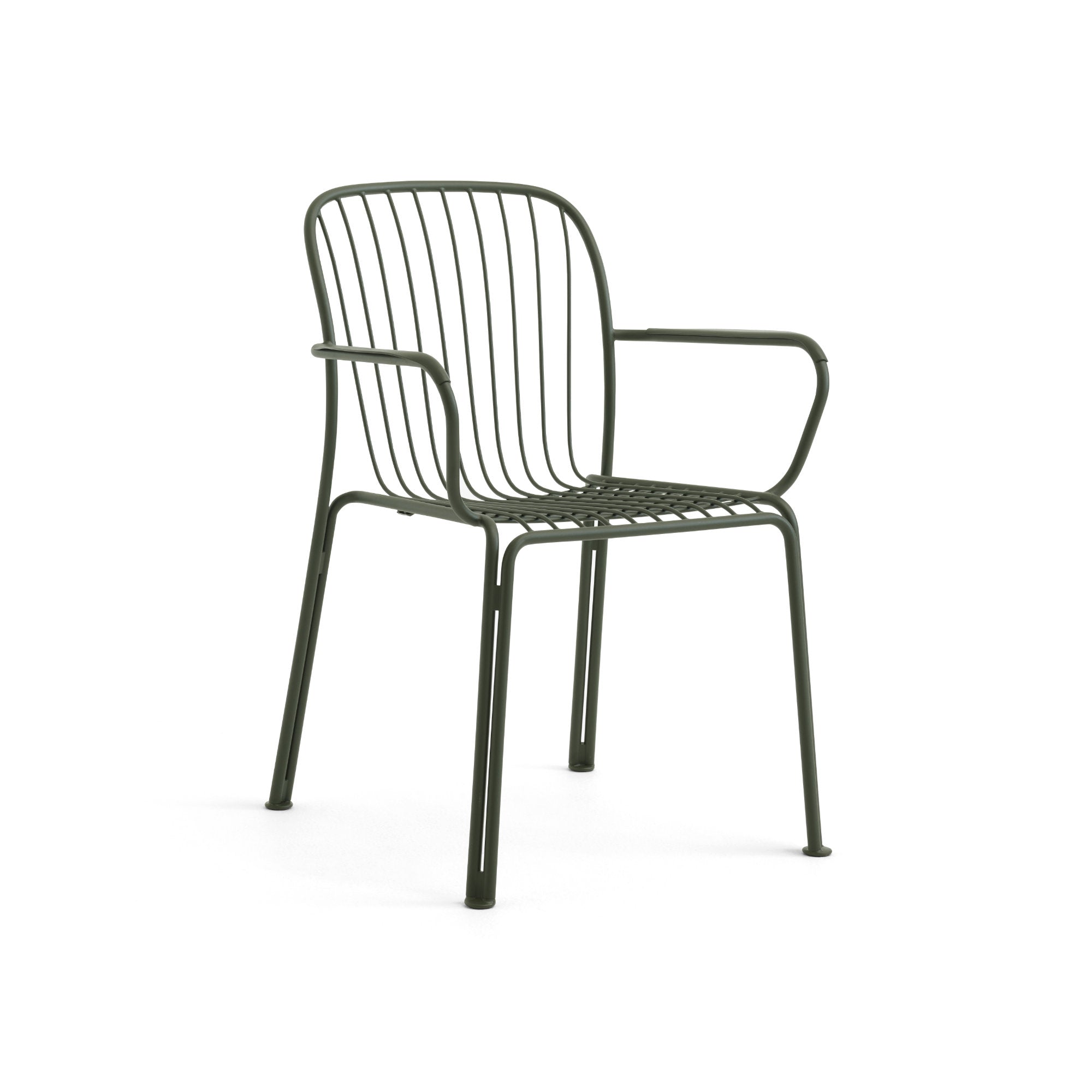 كرسي تناول الطعام للأماكن الخارجية من ثورفالد SC95 - أخضر برونزي