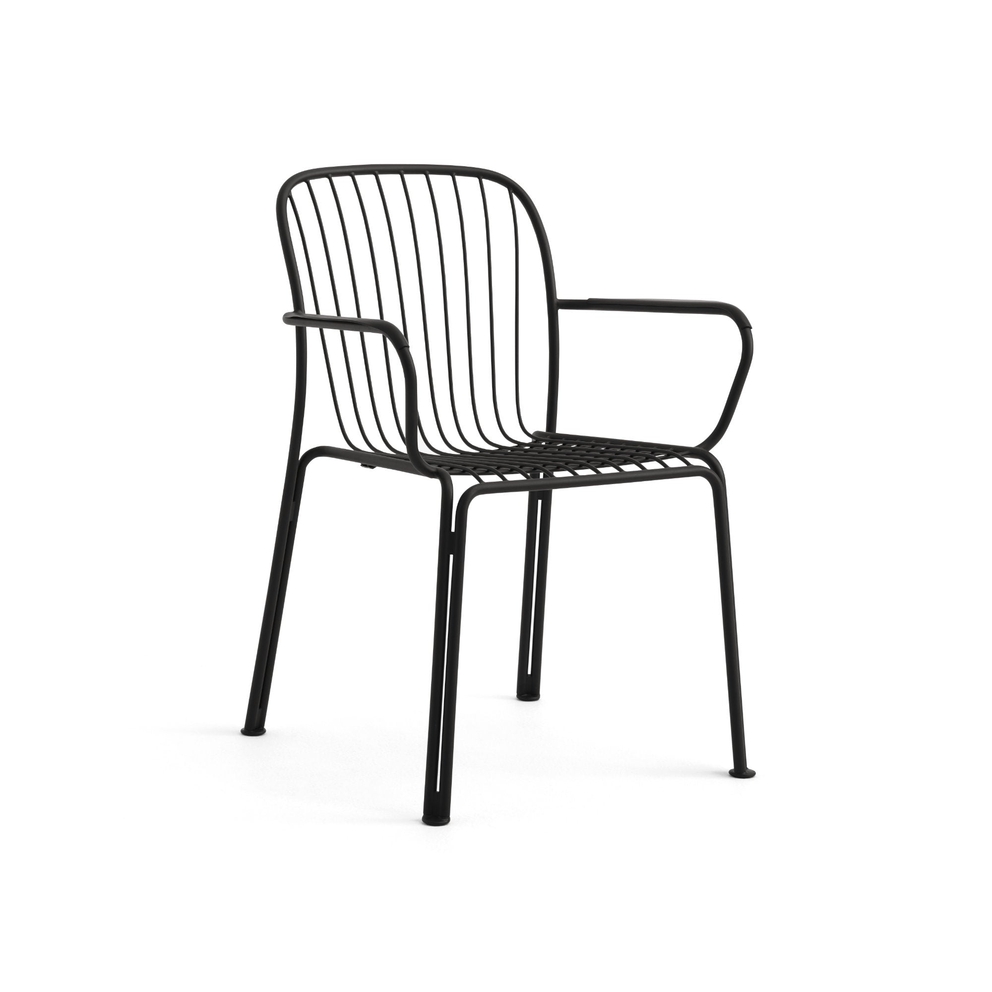 كرسي تناول الطعام للأماكن الخارجية Thorvald SC95 - أسود دافئ