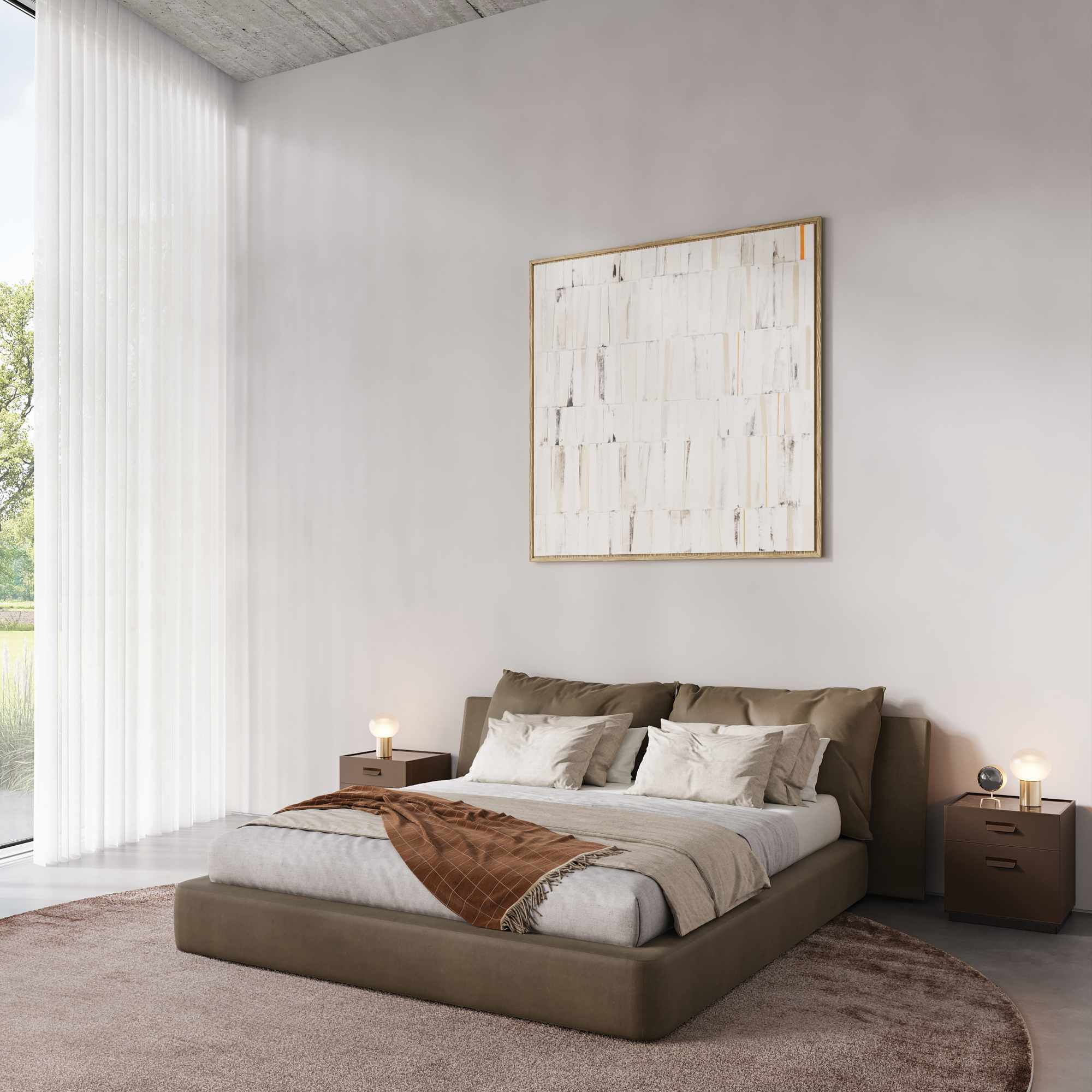 Timeo 180 Bed - Ecoleather (C 2444)