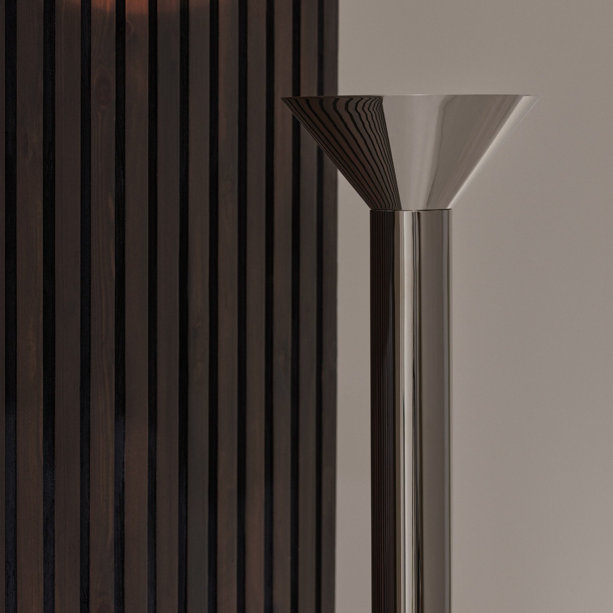 Torres Uplighter Floor Lamp - Polished Nickel-2