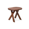 Touch Half Moon Stool - Walnut Oil