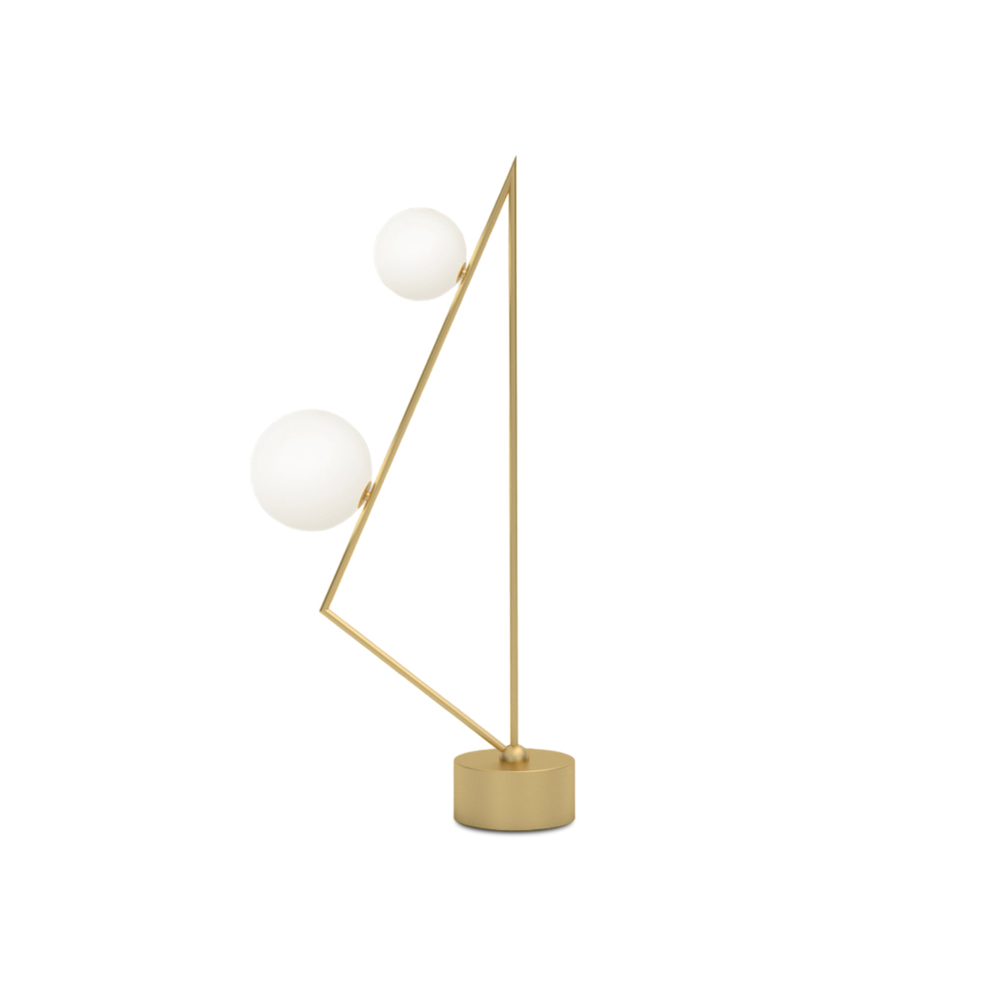 Triangle 2 Floor Lamp - Brass