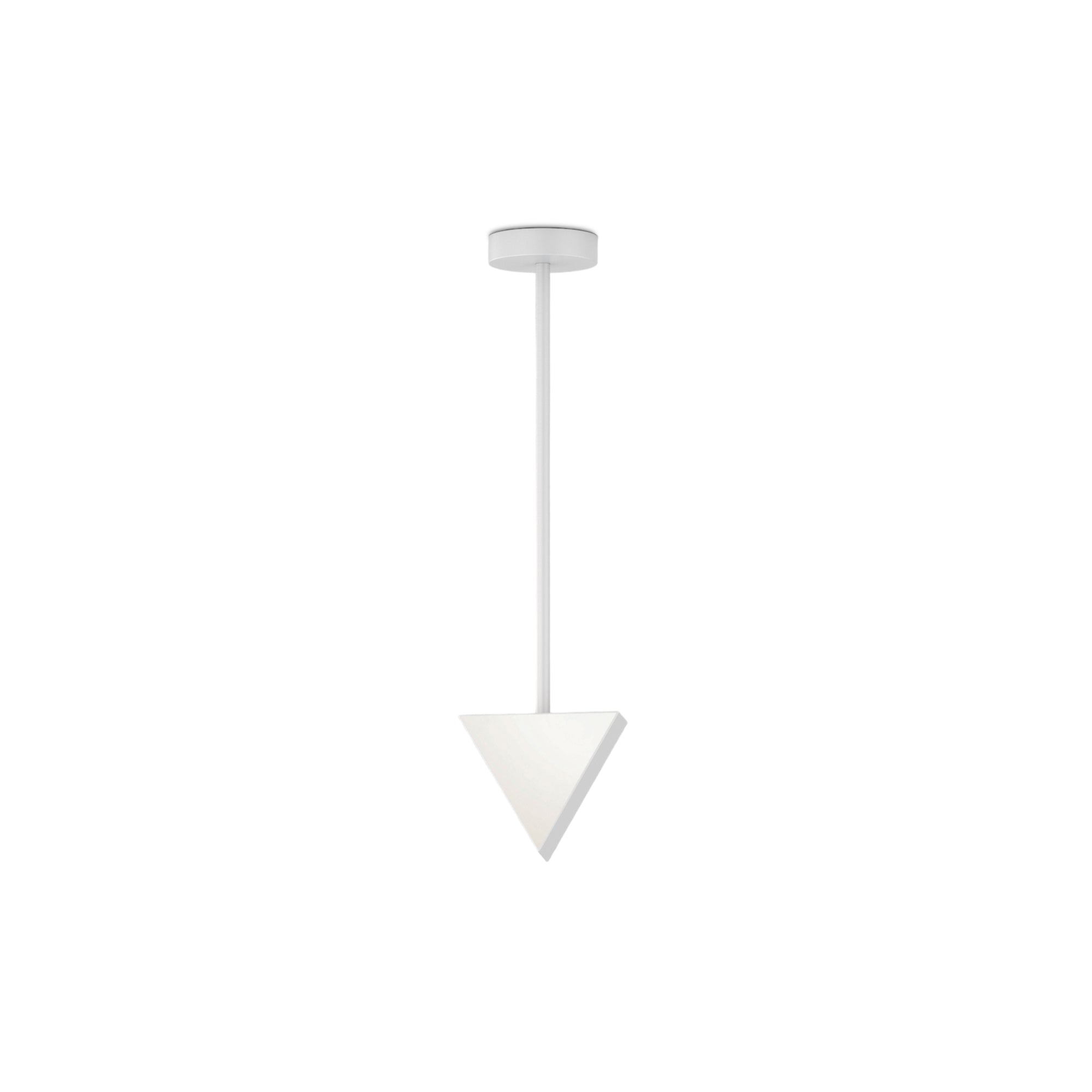 Triangle Box Pendant Lamp - Nickel