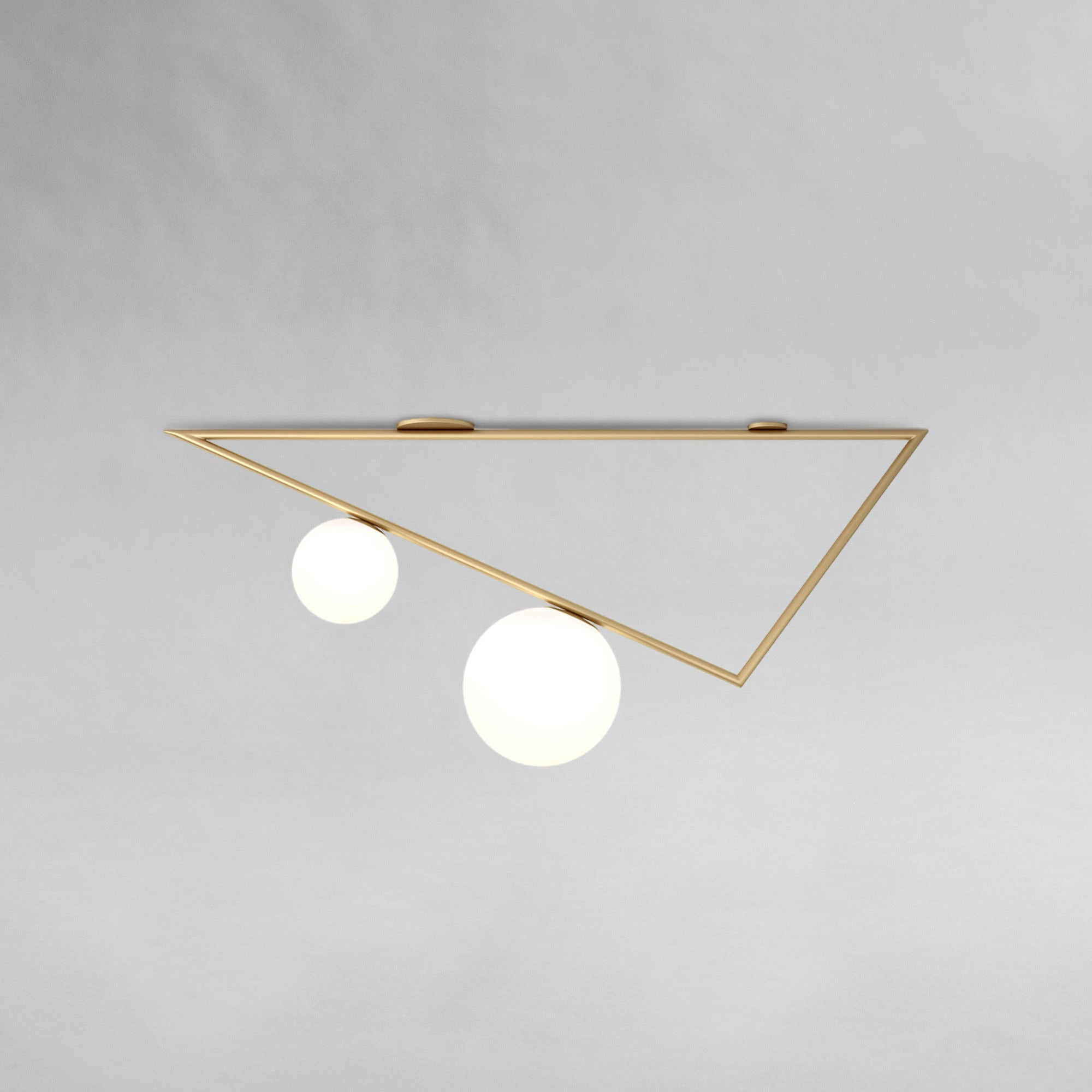 Triangle C01 Ceiling Lamp - Brass