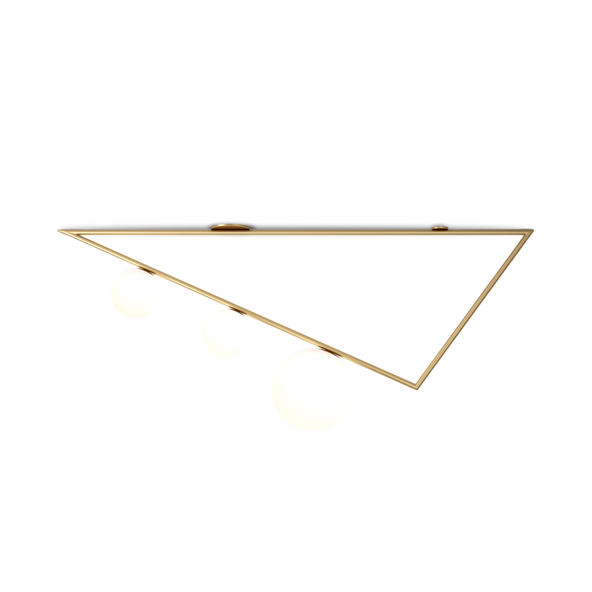Triangle C05 Ceiling Lamp - Brass
