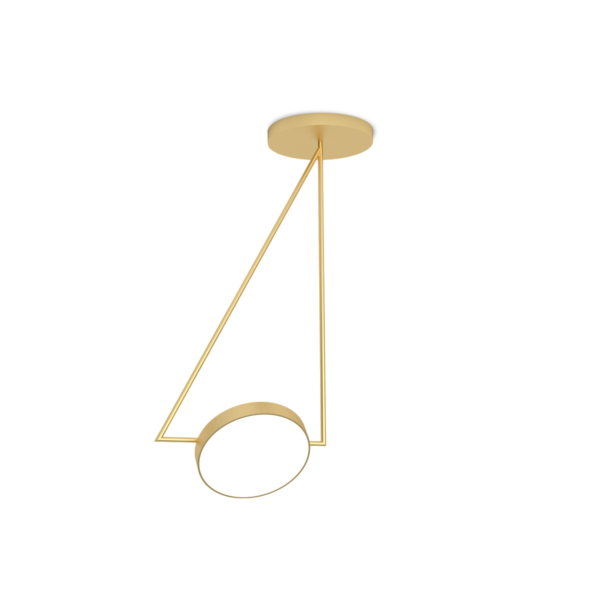 Triangle Variations C03 Ceiling Lamp - Brass-3