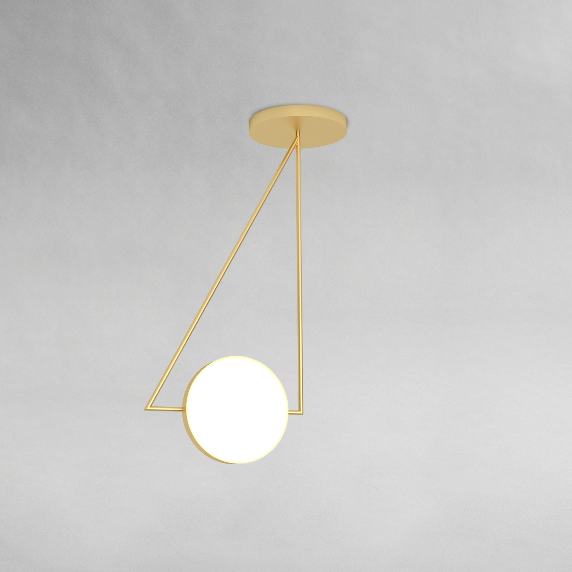 Triangle Variations C03 Ceiling Lamp - Brass