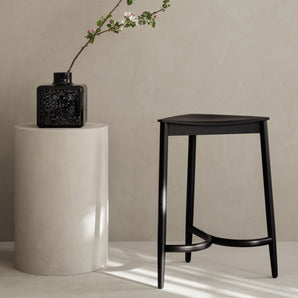 Tripot High 75 Stool - Black Stained