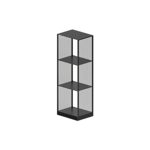 Tristano 573-MIC Bookcase - Micaceous Grey