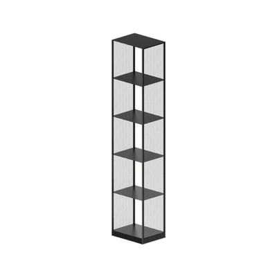 Tristano 574-MIC Bookcase - Micaceous Grey