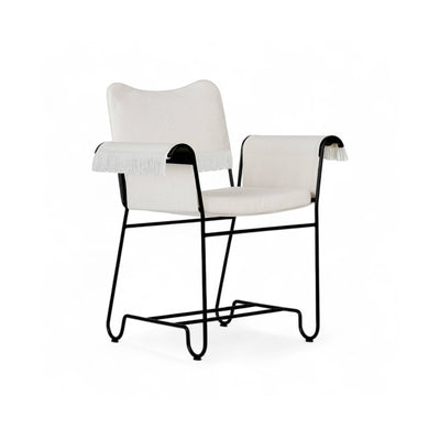 Tropique 10117793 with Fringes Outdoor Dining Chair - Classic Black/Fabric A (Leslie 006)