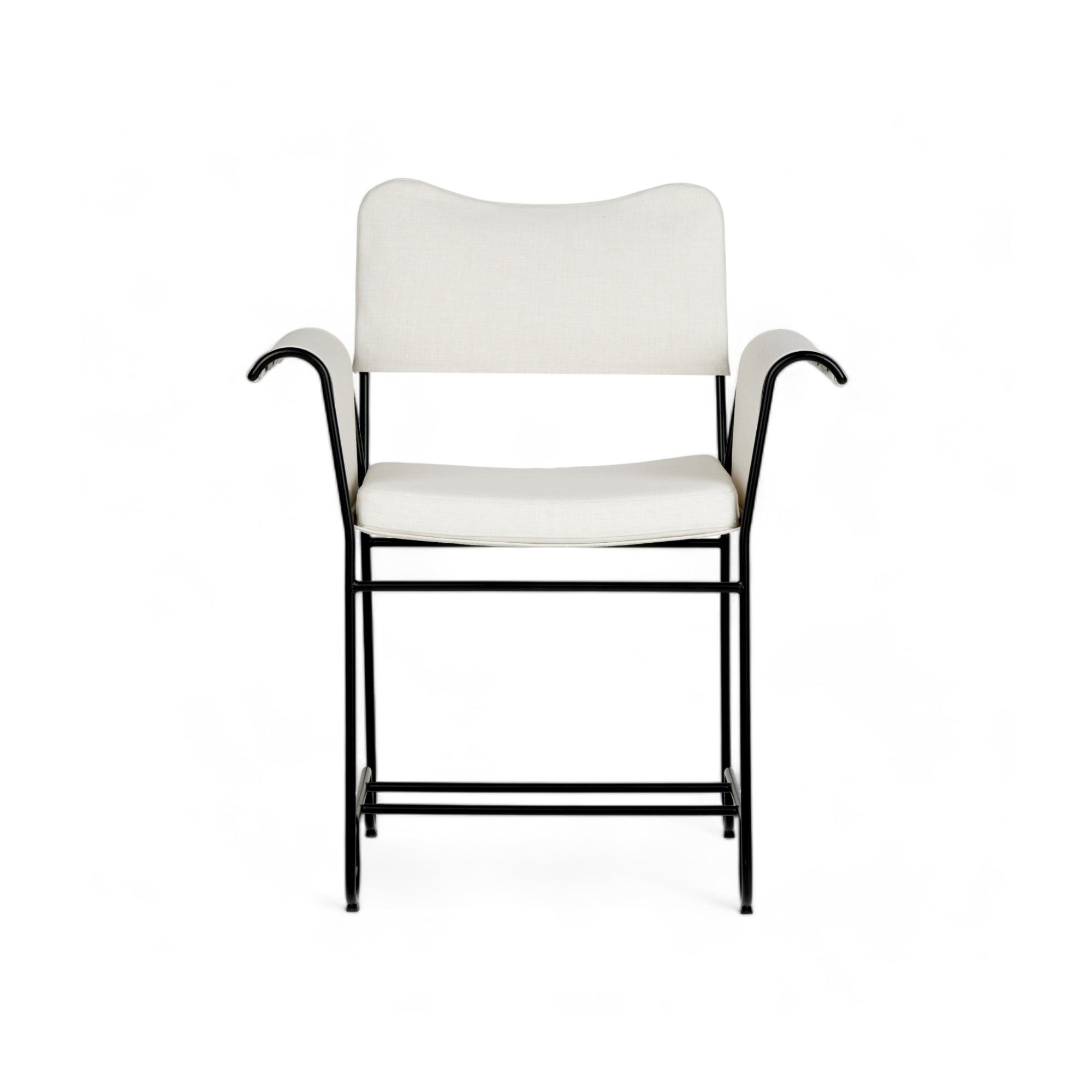 Tropique 44369 Outdoor Dining Chair - Black/Fabric A (Leslie 006)-3