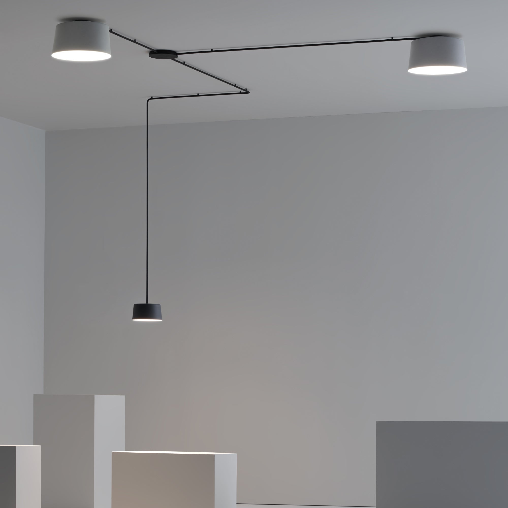 Tube 6105 Ceiling Lamp - Grey L2