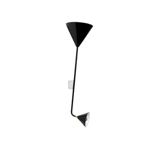 Two Cones Wall Lamp - Black/White