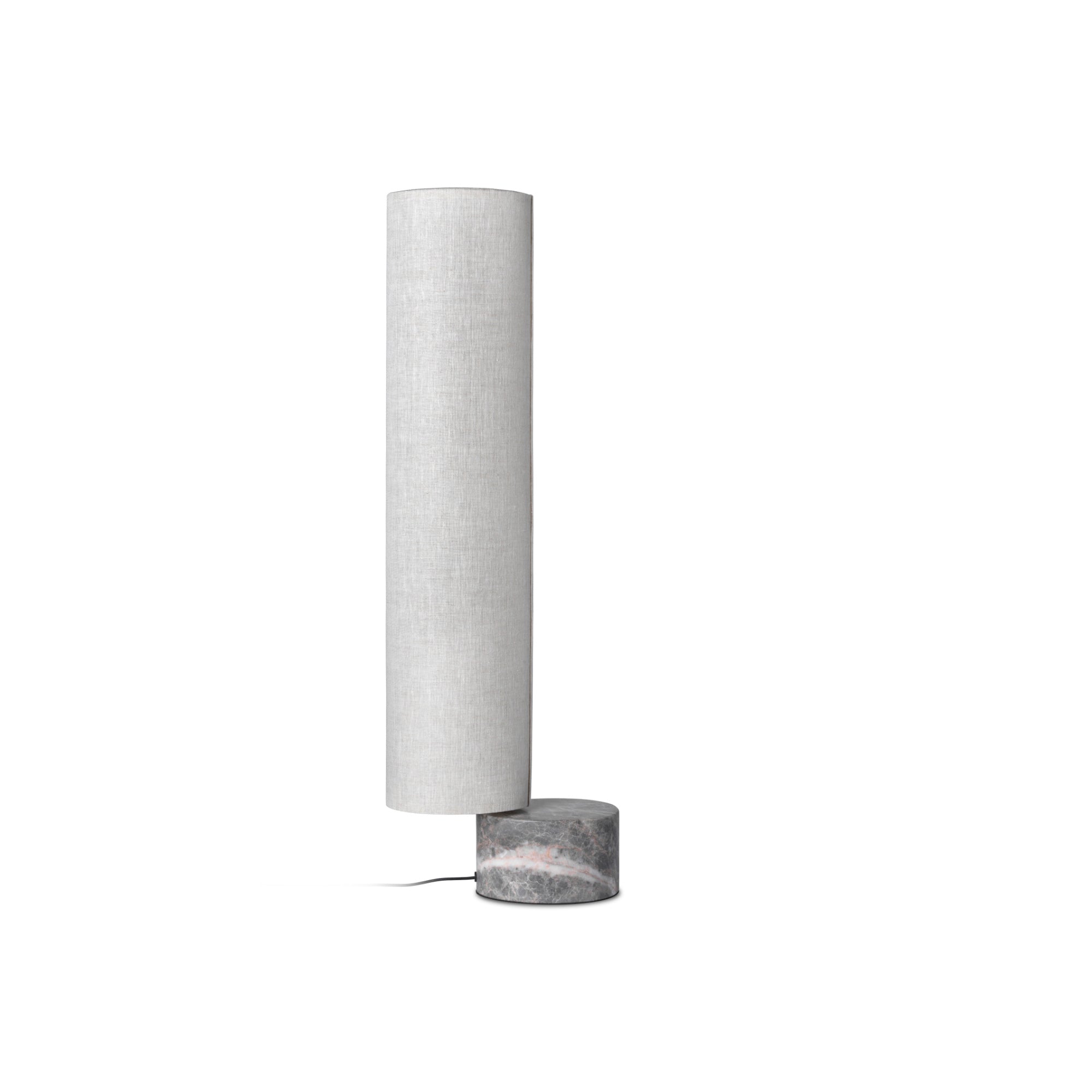 Unbound 10083622 Floor Lamp - Grey Marble/Canvas-3
