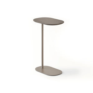 Une UNE-42 Side Table - Taupe/Ash Stained Oak