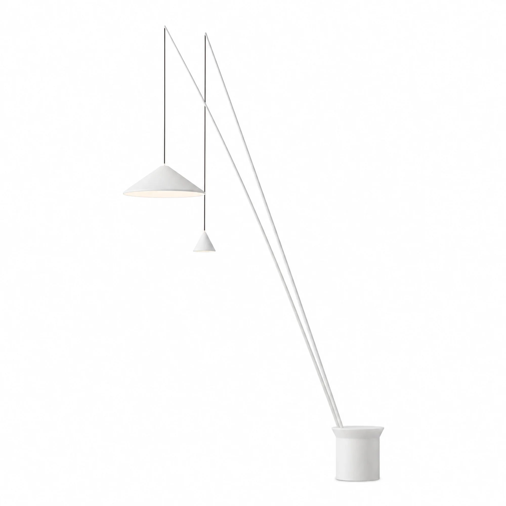North 5605 Floor Lamp - White-1