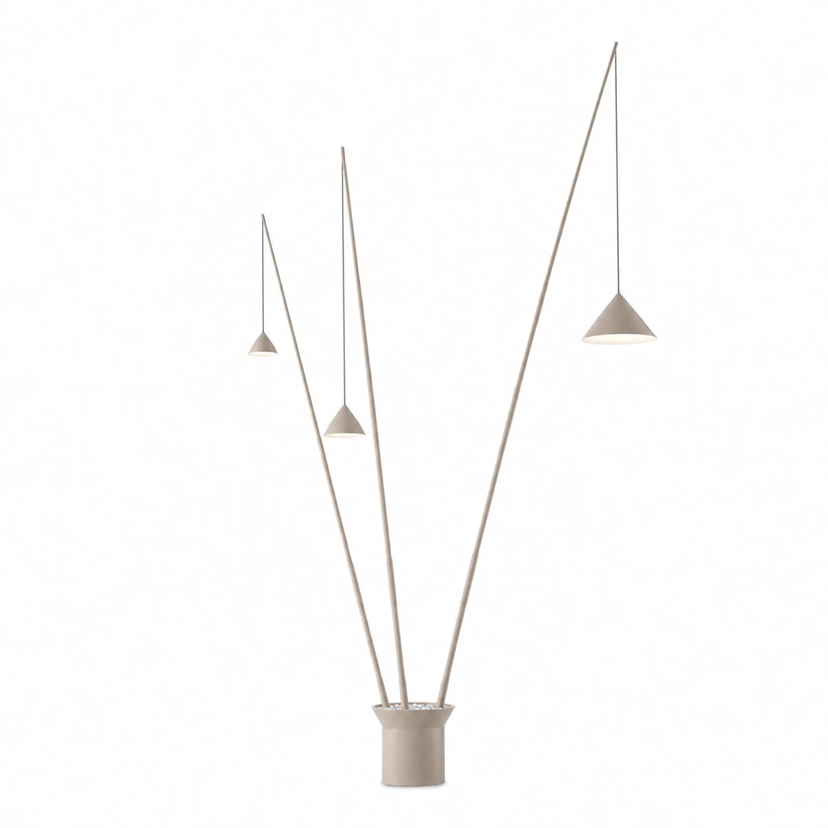North 5620 Floor Lamp - Beige M1-1