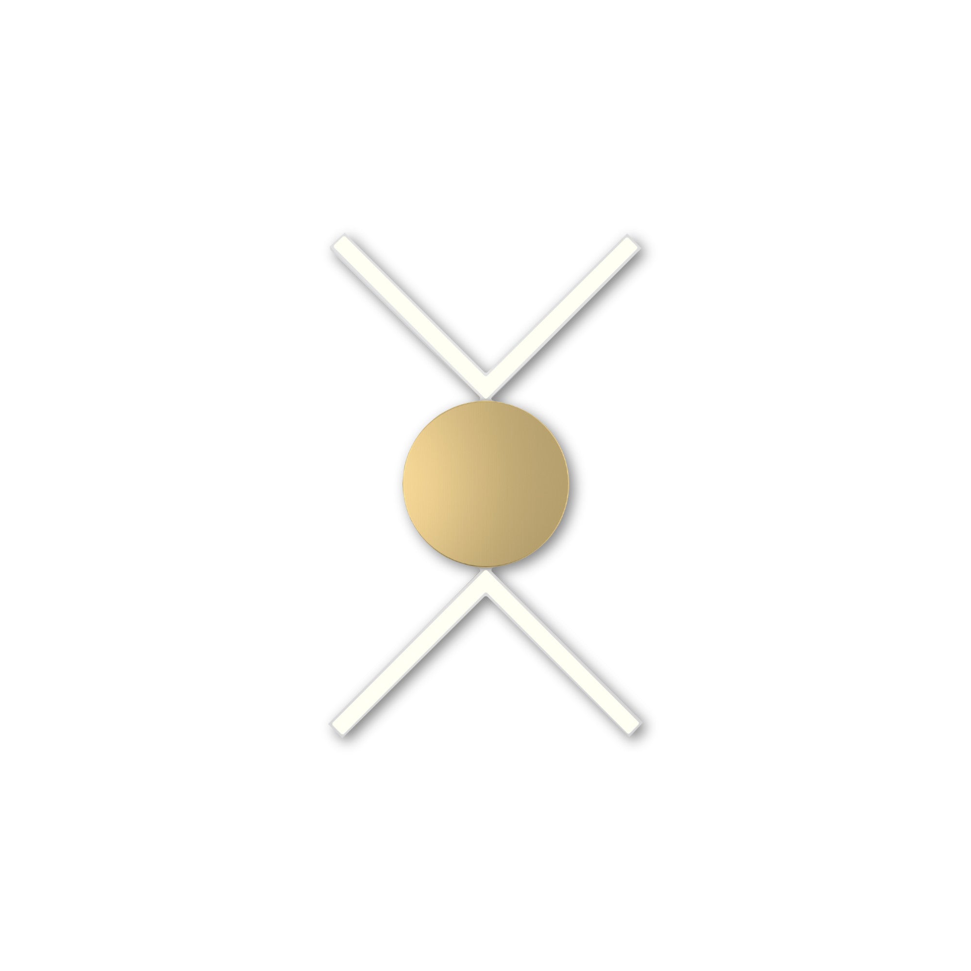 V Lights W02 Wall Lamp - Brass