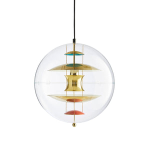 VP Globe 40 Pendant Lamp - Brass/Red/Blue
