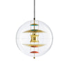 VP Globe 40 Pendant Lamp - Brass/Red/Blue