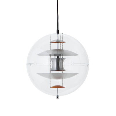 VP Globe 40 Pendant Lamp - Brushed Alu/Orange