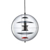 VP Globe 40 Pendant Lamp - Coloured Glass/Red/Blue