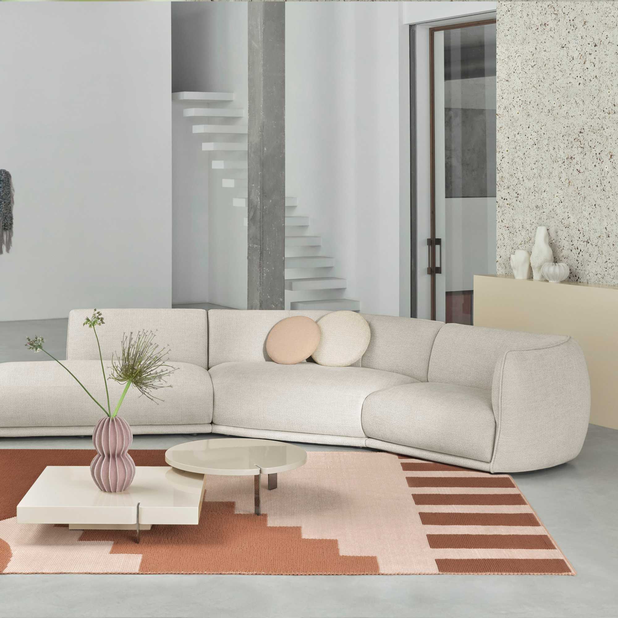 Vela Piping VLP-2A Sofa - Fabric E (Smile 02)-6