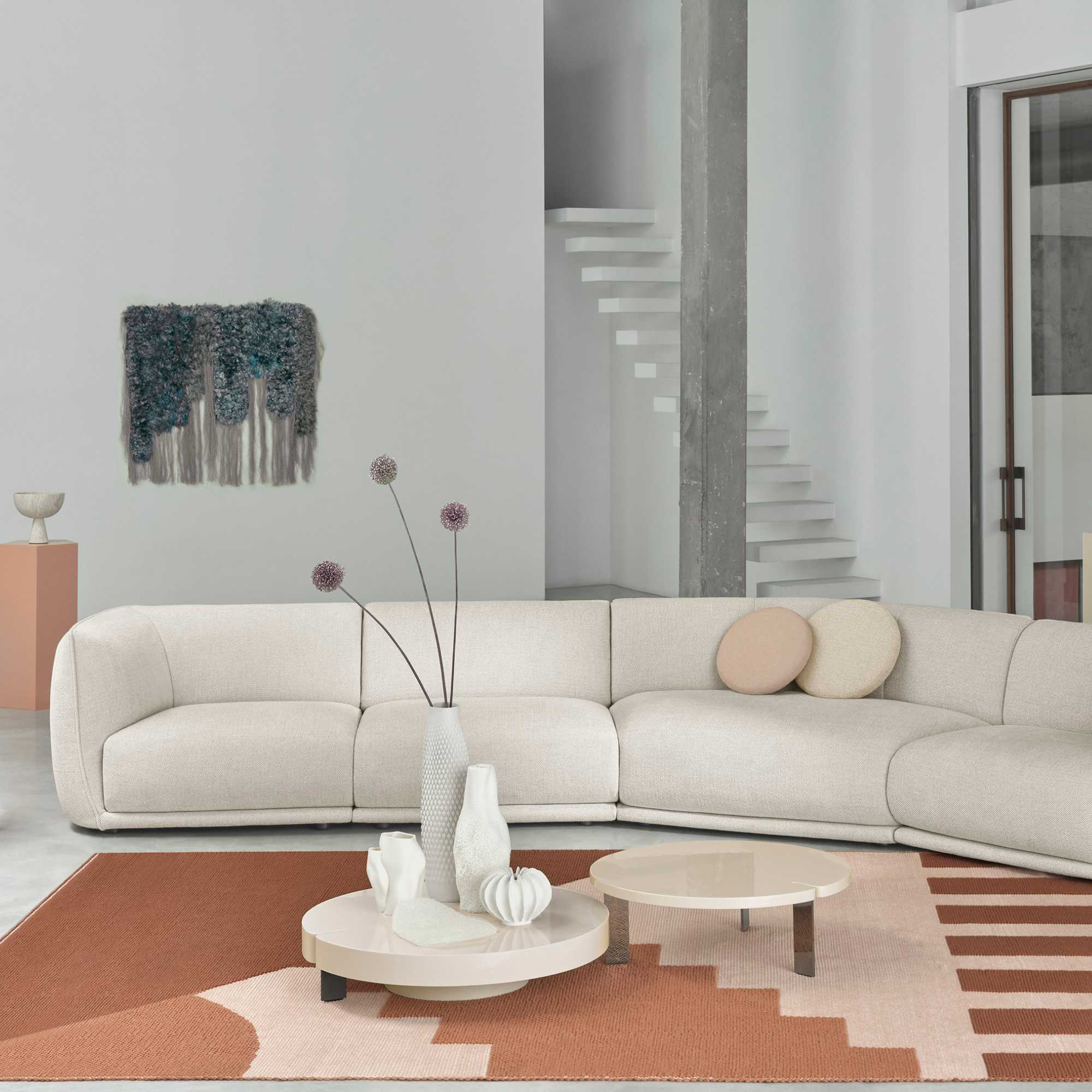 Vela Piping VLP-2A Sofa - Fabric E (Smile 02)-7