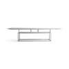 Vernissage 9009C Dining Table - Matt Lacquer White