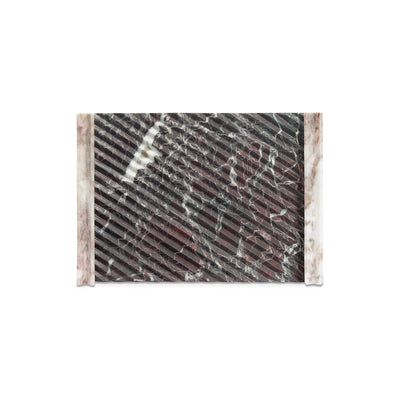 Versi Small Tray - Red Levanto Marble/Fior di Pesco Carnico Stone