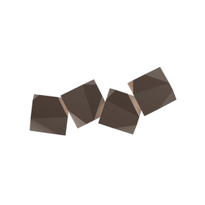 Origami 4508 Outdoor Wall Lamp - Brown D1