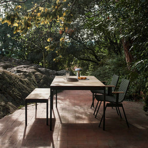Ville AV26 Outdoor Dining Table - Bronze Green
