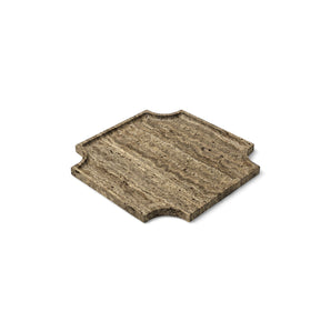 Vitruvio N3 Valet Tray - Medium/Travertine Titanium