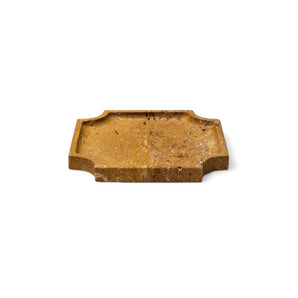 Vitruvio N3 Valet Tray -  Small/Travertine Yellow