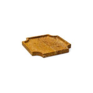 Vitruvio N3 Valet Tray -  Small/Travertine Yellow